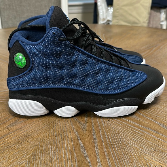 🔥 Jordan Retro 13 blue black shoes men’s Sz 8.5 / women’s Sz 10 - Picture 1 of 8